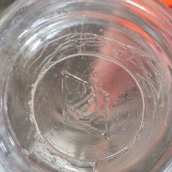 Vintage glass Jar with Zinc lid - Picture 5 of 13